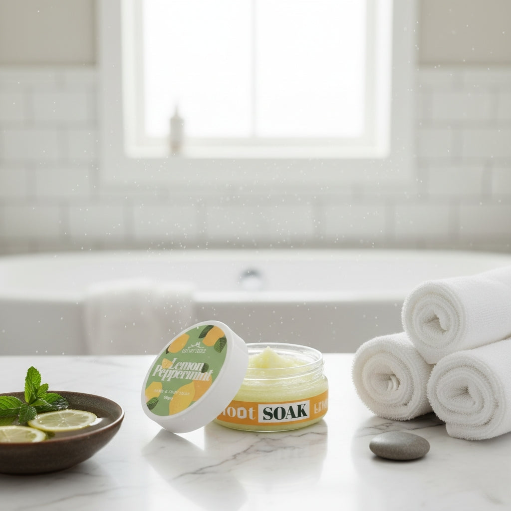 Lemon Peppermint Hand and Foot Soak