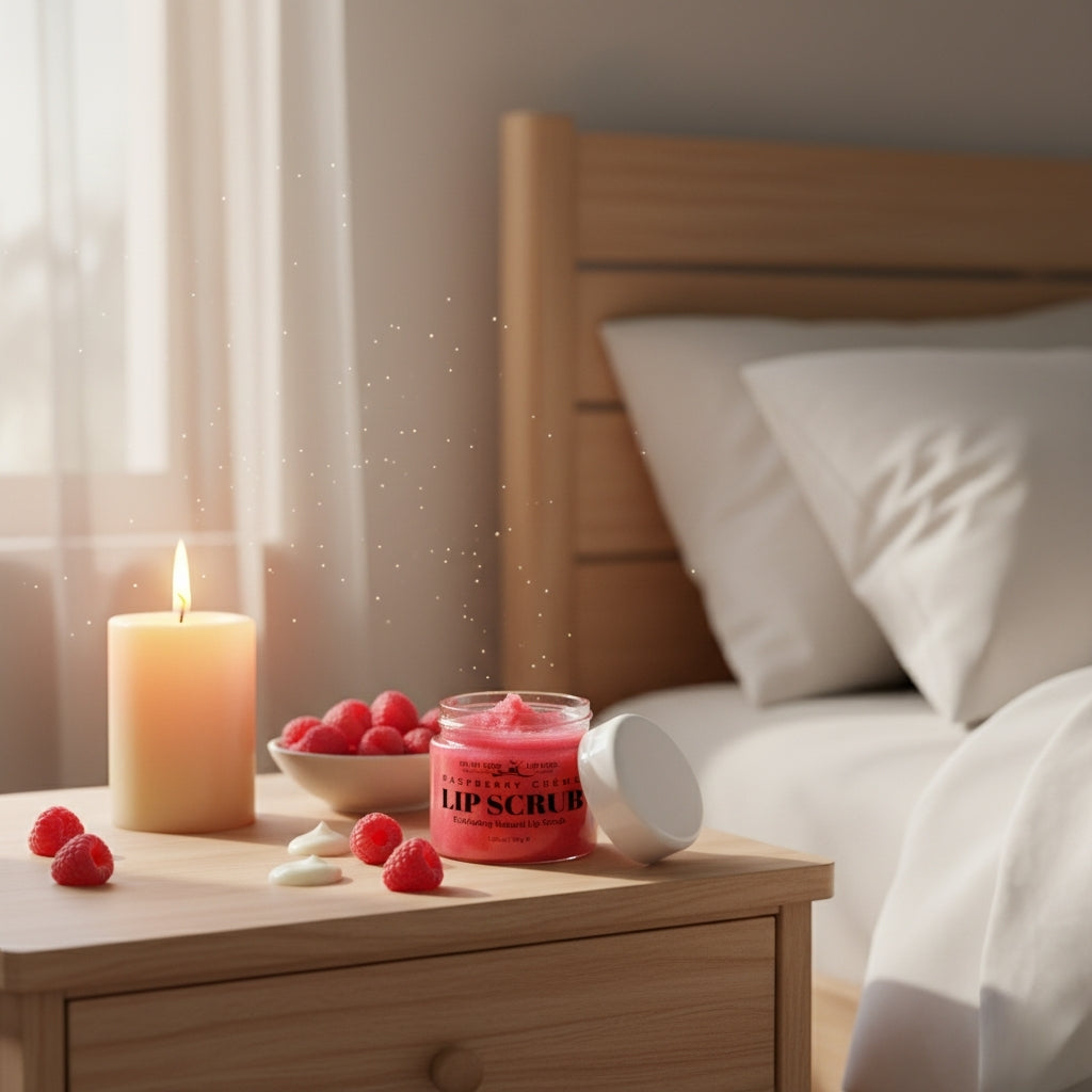 Raspberry Cream Lip Scrub