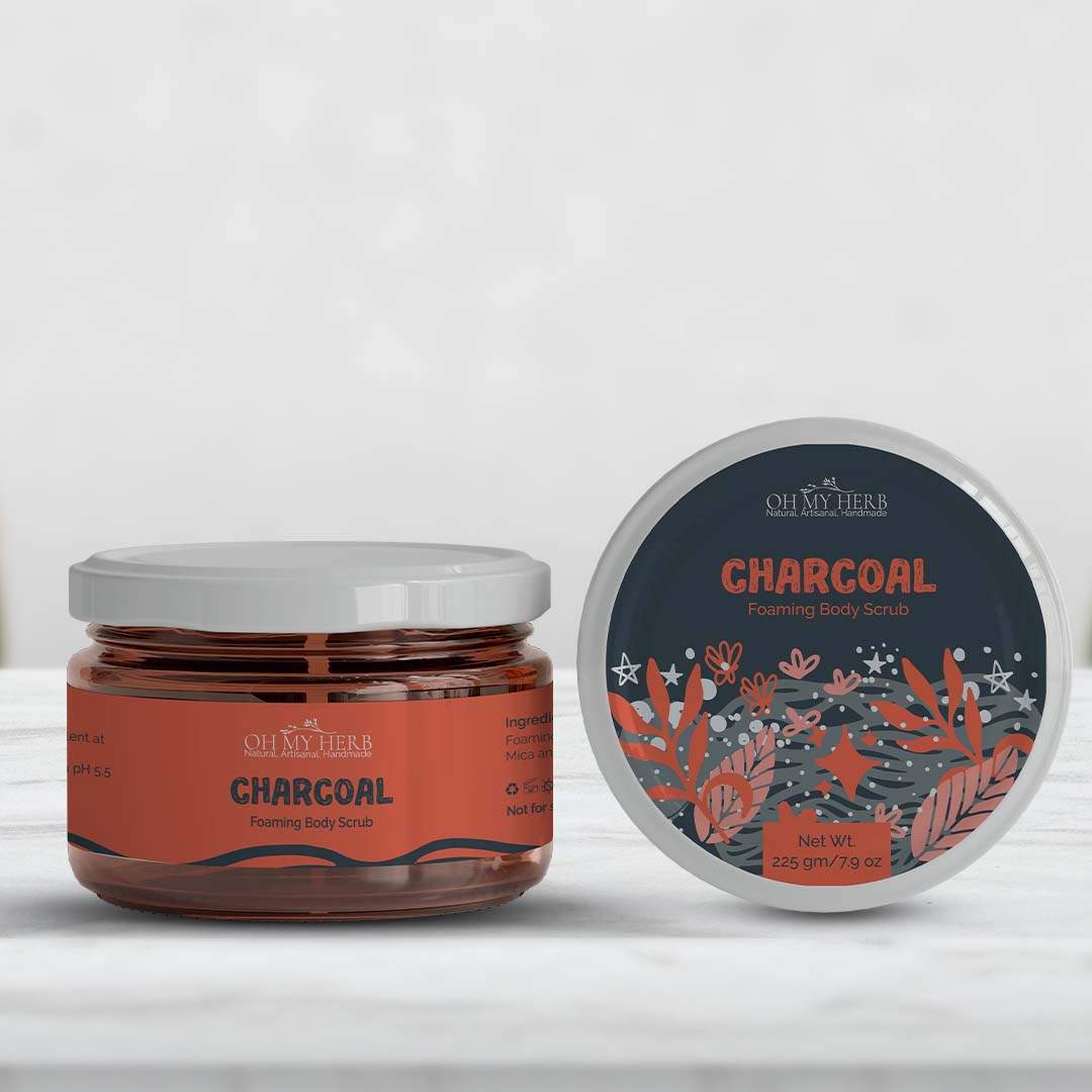 Charcoal Body Scrub | Oh My Herb