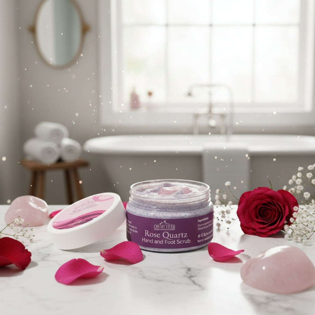 Rose Quartz Hand and Foot Scrub