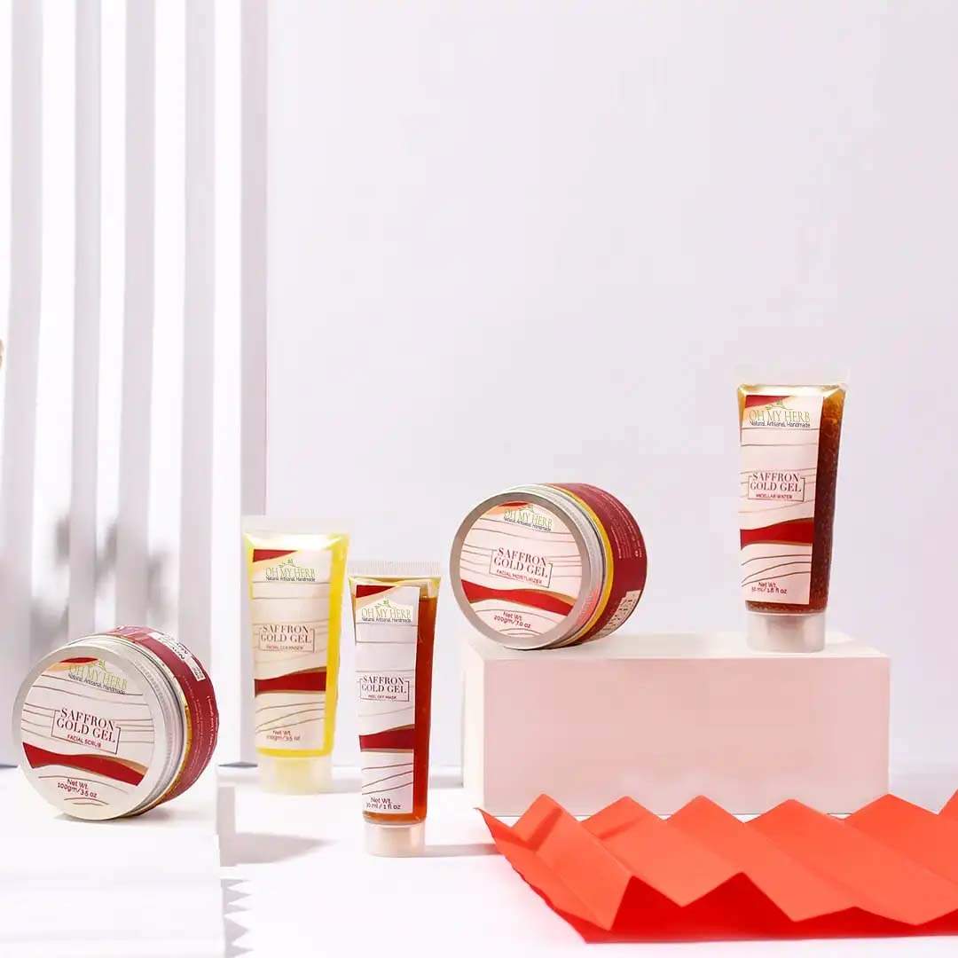 Saffron Gold Gel Facial Kit